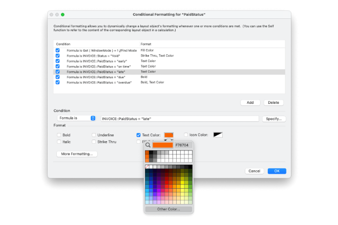 Use conditional formatting sparingly - Preview Image