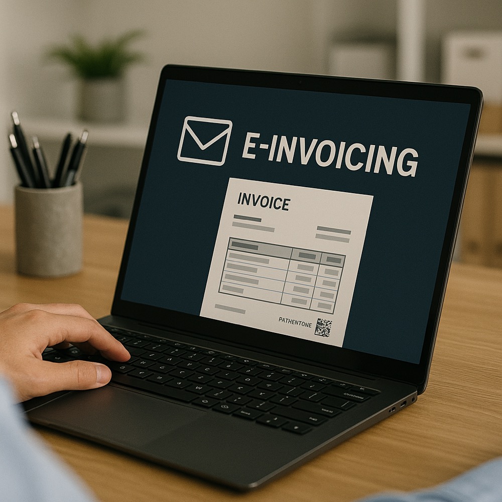 Illustration of e-invoicing integration