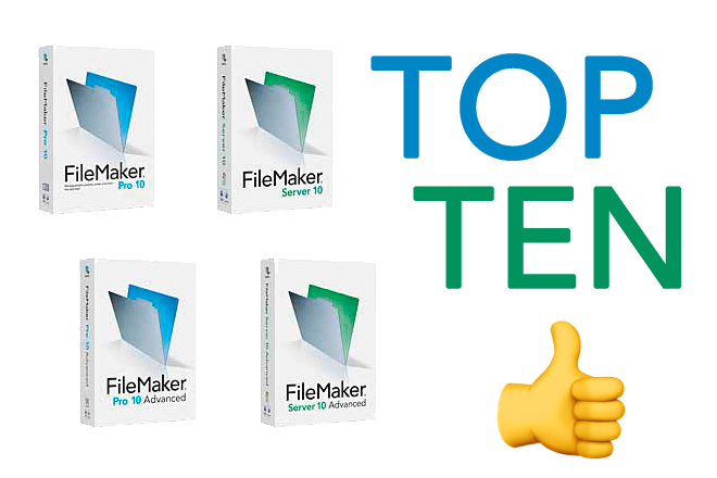 Top 10 things I like about #FileMaker 10 - Preview Image