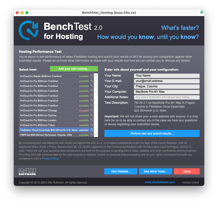 Compare Hosting Options