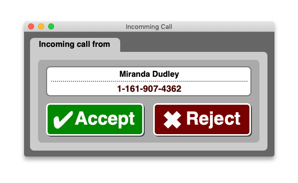 Get Notified About a Call
