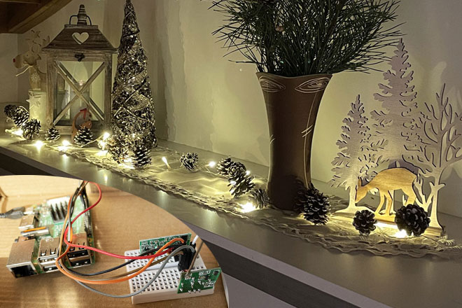 Christmas Lights Automated with FileMaker and Raspberry Pi - Preview Image