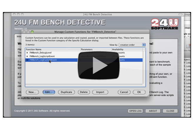 How 24U FM Bench Detective works - Preview Image