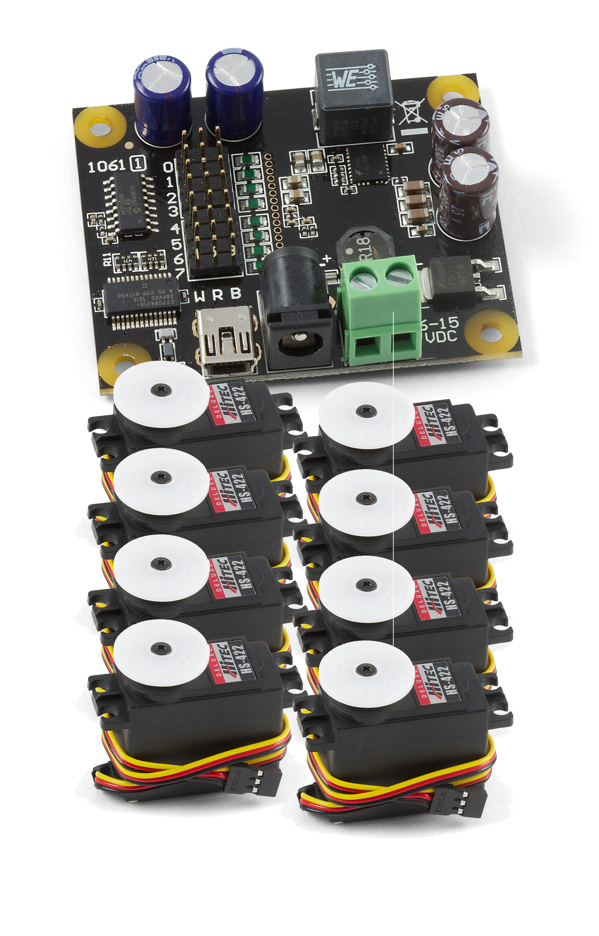 8servos
